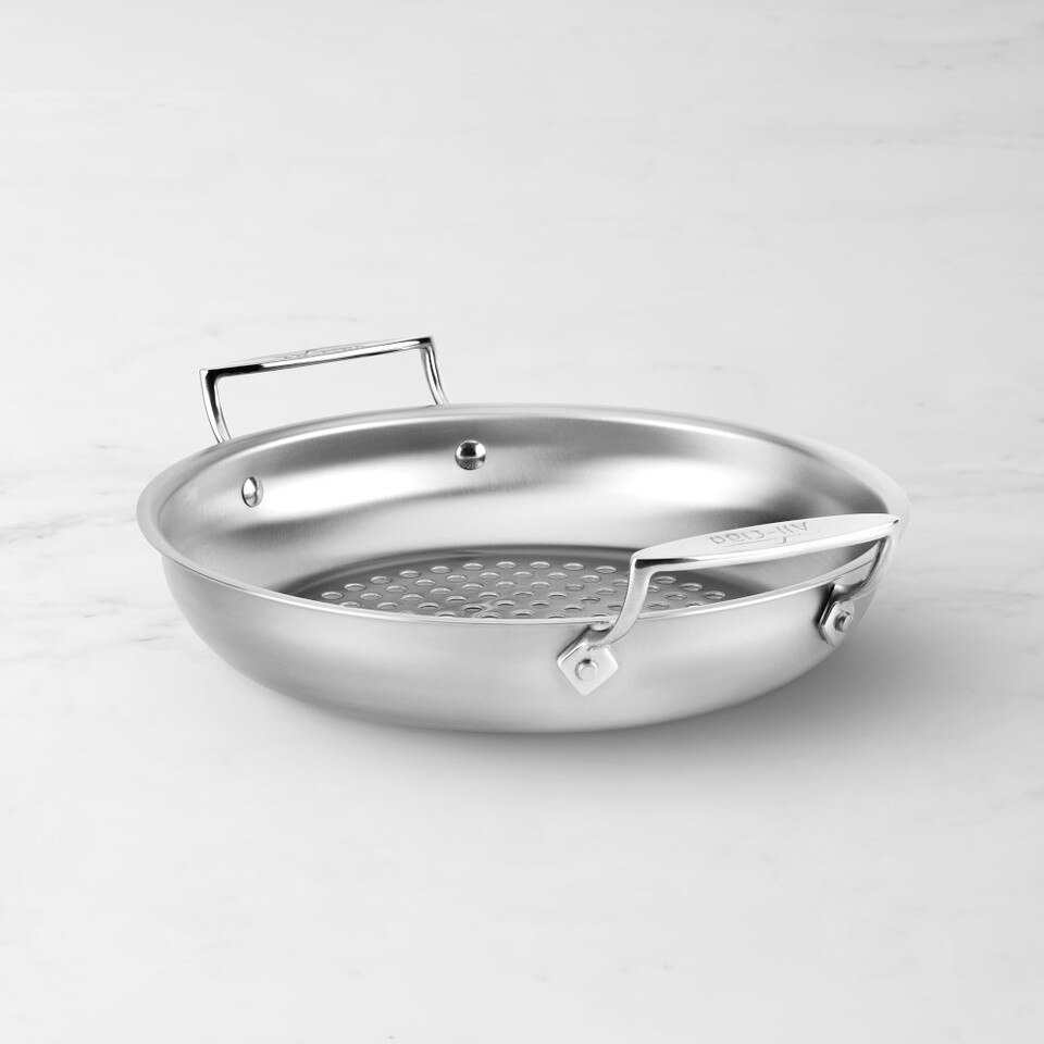 AllClad Stainless Steel Outdoor Frying Pan Williams Sonoma Australia